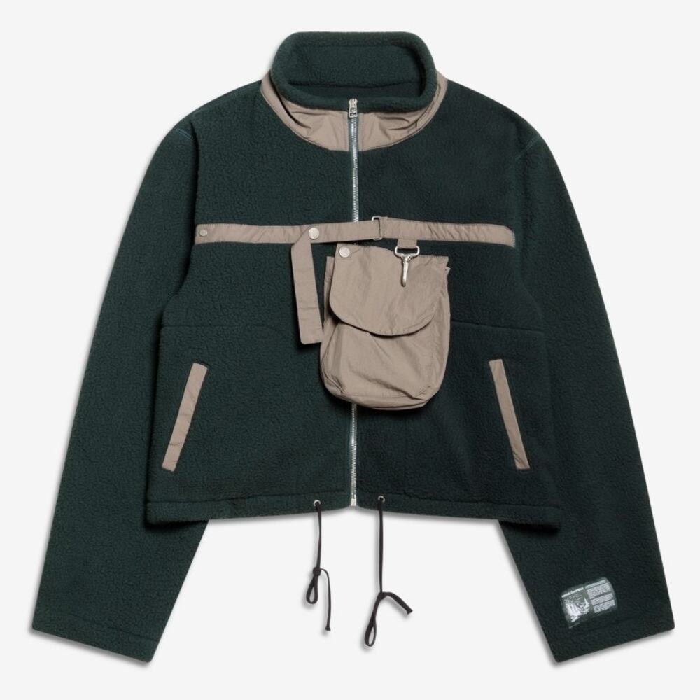 Reese Cooper Pyrophyte Fleece Jacket Dark Green Men’s Designer Streetwear - XL - Picture 2 of 11